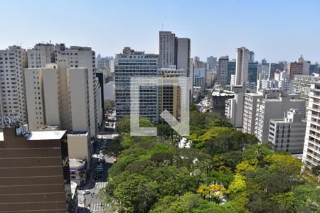 Vista Varanda da sala de apartamento para alugar com 2 quartos, 74m² em Centro, Curitiba