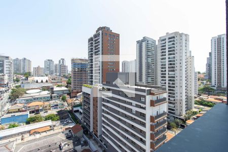 Sala - Vista  de apartamento para alugar com 1 quarto, 27m² em Vila Dom Pedro I, São Paulo