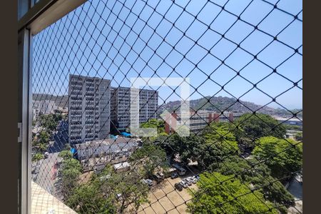 Vista da Sala de apartamento à venda com 3 quartos, 80m² em Maracanã, Rio de Janeiro