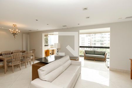 Sala de apartamento para alugar com 4 quartos, 238m² em Campo Belo, São Paulo