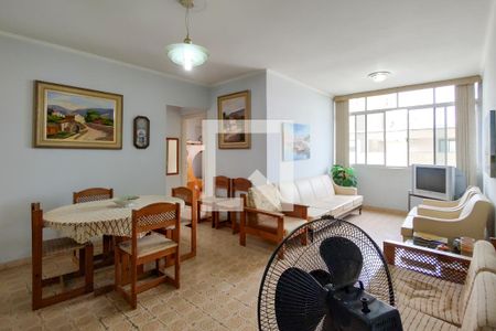 Sala de apartamento para alugar com 3 quartos, 125m² em Guilhermina, Praia Grande