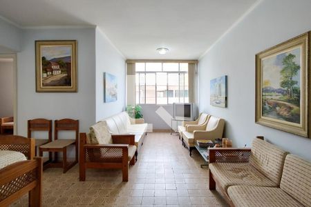 Sala de apartamento para alugar com 3 quartos, 125m² em Guilhermina, Praia Grande