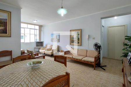 Sala de apartamento para alugar com 3 quartos, 125m² em Guilhermina, Praia Grande