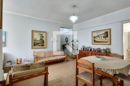 Sala de apartamento para alugar com 3 quartos, 125m² em Guilhermina, Praia Grande