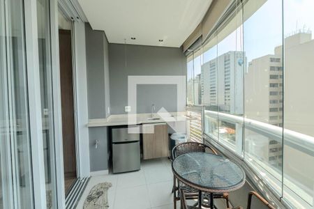 Sacada de kitnet/studio para alugar com 1 quarto, 32m² em Bela Vista, São Paulo