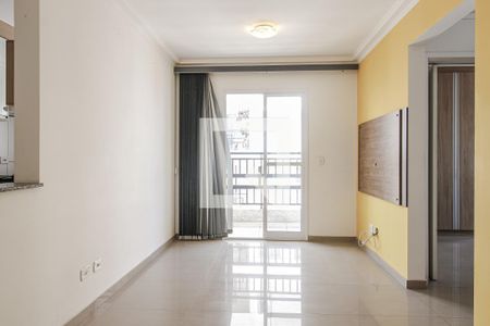 Sala de apartamento para alugar com 2 quartos, 56m² em Vila Assis Brasil, Mauá