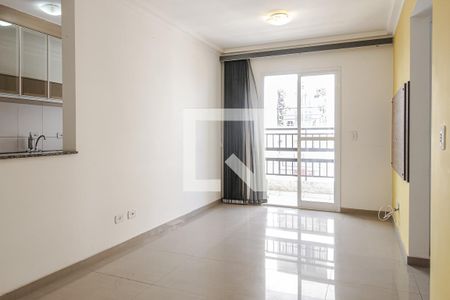 Sala de apartamento para alugar com 2 quartos, 56m² em Vila Assis Brasil, Mauá