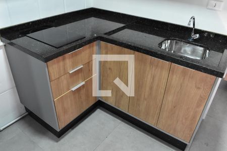 Cozinha de kitnet/studio para alugar com 1 quarto, 15m² em Boqueirão, Curitiba