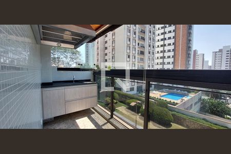 Varanda Sala de apartamento para alugar com 5 quartos, 420m² em Vila Gilda, Santo André