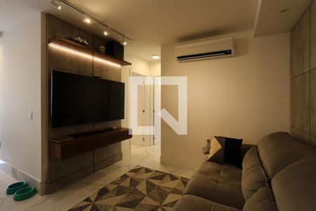 Sala de apartamento à venda com 2 quartos, 78m² em Campestre, Santo André