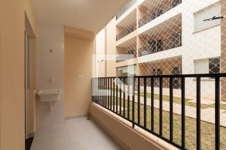 Varanda de apartamento para alugar com 1 quarto, 41m² em Jardim da Gloria, Cotia