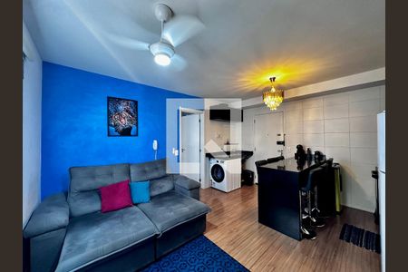 Sala de apartamento para alugar com 1 quarto, 32m² em Jardim Caravelas, São Paulo