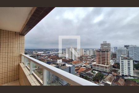 Varanda da Sala de apartamento para alugar com 3 quartos, 108m² em Aviação, Praia Grande