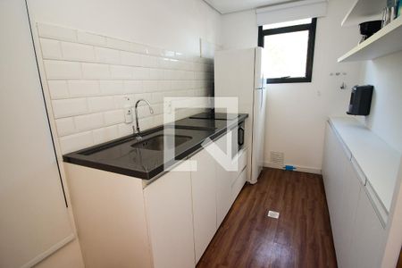 Cozinha de apartamento para alugar com 1 quarto, 24m² em Vila Joao Pessoa, Porto Alegre