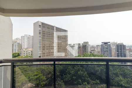 Varanda da Sala de apartamento para alugar com 2 quartos, 100m² em Higienópolis, São Paulo