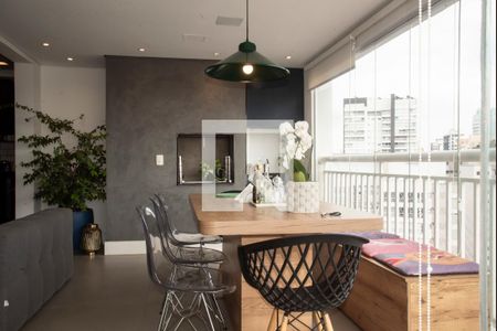 Varanda Gourmet de apartamento à venda com 2 quartos, 97m² em Chácara Inglesa, São Paulo