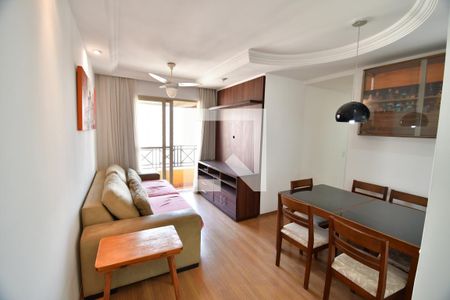 Sala de apartamento para alugar com 2 quartos, 63m² em Mansões Santo Antônio, Campinas