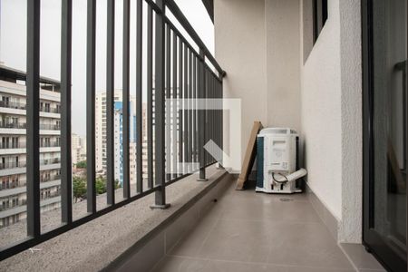 Varanda do Studio de kitnet/studio para alugar com 1 quarto, 26m² em Mirandópolis, São Paulo