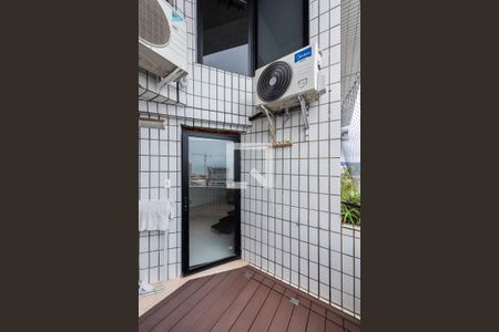 Varanda de apartamento para alugar com 1 quarto, 112m² em Ponta da Praia, Santos