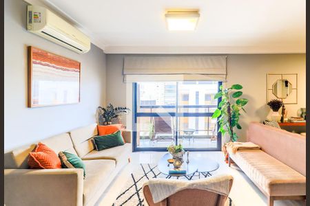 Sala de apartamento à venda com 3 quartos, 129m² em Brooklin, São Paulo