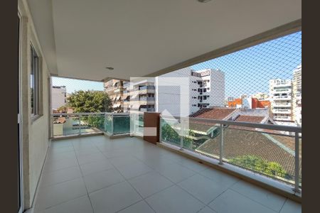 Varanda da Sala de apartamento para alugar com 4 quartos, 142m² em Tijuca, Rio de Janeiro