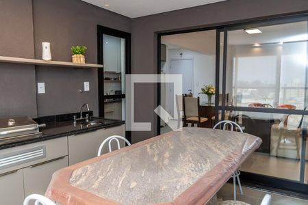 Varanda gourmet de apartamento para alugar com 2 quartos, 90m² em Cechino, Americana