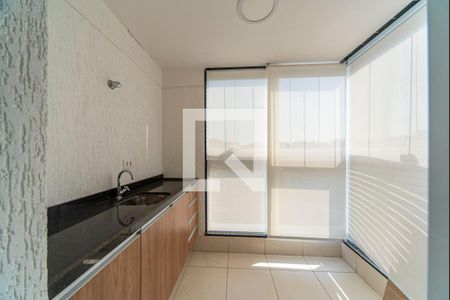 Varanda da Sala de apartamento à venda com 2 quartos, 62m² em Paraíso, Santo André