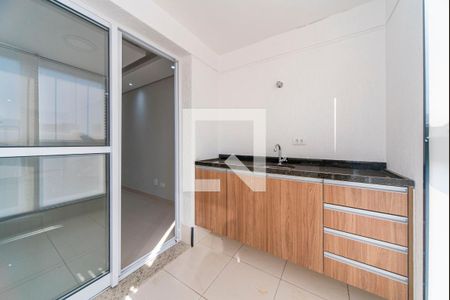 Varanda da Sala de apartamento à venda com 2 quartos, 62m² em Paraíso, Santo André