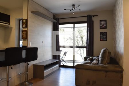 Sala de apartamento para alugar com 1 quarto, 48m² em Rebouças, Curitiba