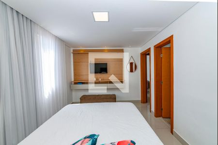 Suíte de apartamento à venda com 4 quartos, 93m² em Grajaú, Belo Horizonte