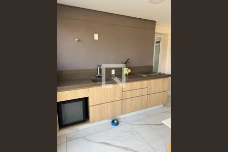 Varanda Gourmet de apartamento à venda com 3 quartos, 136m² em Vila Anastácio, São Paulo