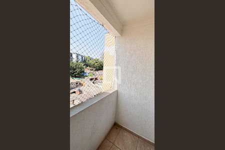 Varanda Sala - Sala de Jantar  de apartamento para alugar com 2 quartos, 60m² em Vila Eldizia, Santo André