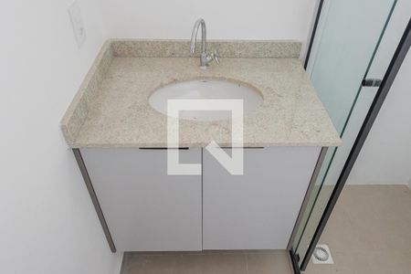 Banheiro de apartamento para alugar com 1 quarto, 24m² em Pinheiros, São Paulo