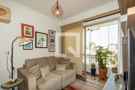 Sala de apartamento à venda com 2 quartos, 70m² em Vila Nova Conceição, São Paulo