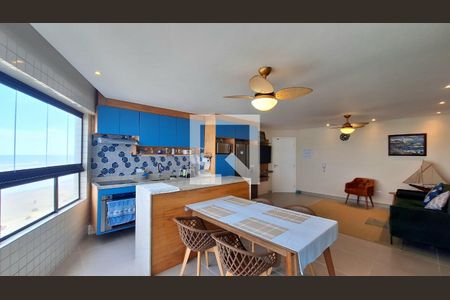 Sala/Cozinha de apartamento para alugar com 2 quartos, 63m² em Vilamar, Praia Grande