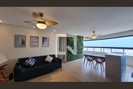 Sala/Cozinha de apartamento para alugar com 2 quartos, 63m² em Vilamar, Praia Grande