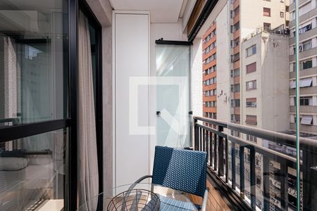 Varanda de kitnet/studio à venda com 1 quarto, 22m² em Centro Histórico de São Paulo, São Paulo