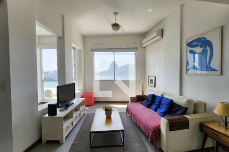 Sala de apartamento à venda com 1 quarto, 60m² em Botafogo, Rio de Janeiro