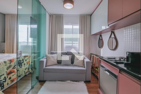 Sala de apartamento para alugar com 1 quarto, 22m² em Piatã, Salvador