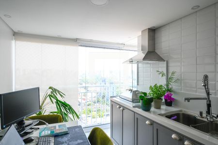 Área Gourmet de apartamento à venda com 2 quartos, 67m² em Vila Água Funda, São Paulo