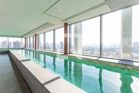 Área comum - Piscina de kitnet/studio para alugar com 1 quarto, 36m² em Indianópolis, São Paulo