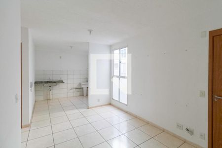 Sala de apartamento para alugar com 2 quartos, 42m² em Chacaras Reunidas Santa Terezinha, Contagem