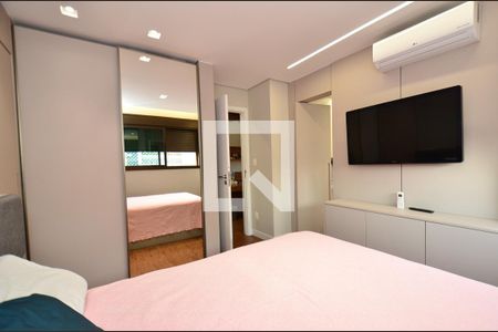 Suíte 1 de apartamento à venda com 2 quartos, 88m² em Lourdes, Belo Horizonte