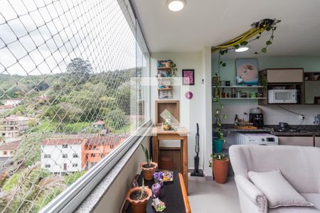 Sala de apartamento para alugar com 2 quartos, 60m² em Ponta de Baixo, São José