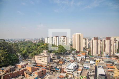 Vista da sala de apartamento à venda com 2 quartos, 42m² em Itaquaciara, Diadema