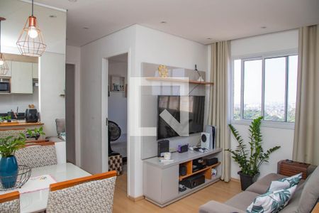 Sala de apartamento à venda com 2 quartos, 42m² em Itaquaciara, Diadema