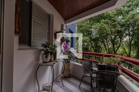 Varanda de apartamento à venda com 3 quartos, 101m² em Vila Monte Alegre, São Paulo