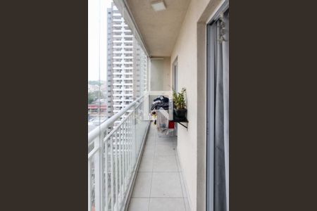 Varanda da Sala de apartamento à venda com 1 quarto, 37m² em Vila Ema, São Paulo