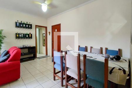 Sala de apartamento para alugar com 2 quartos, 70m² em Guilhermina, Praia Grande