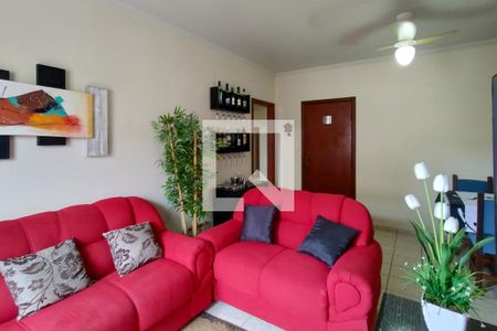 Sala de apartamento para alugar com 2 quartos, 70m² em Guilhermina, Praia Grande